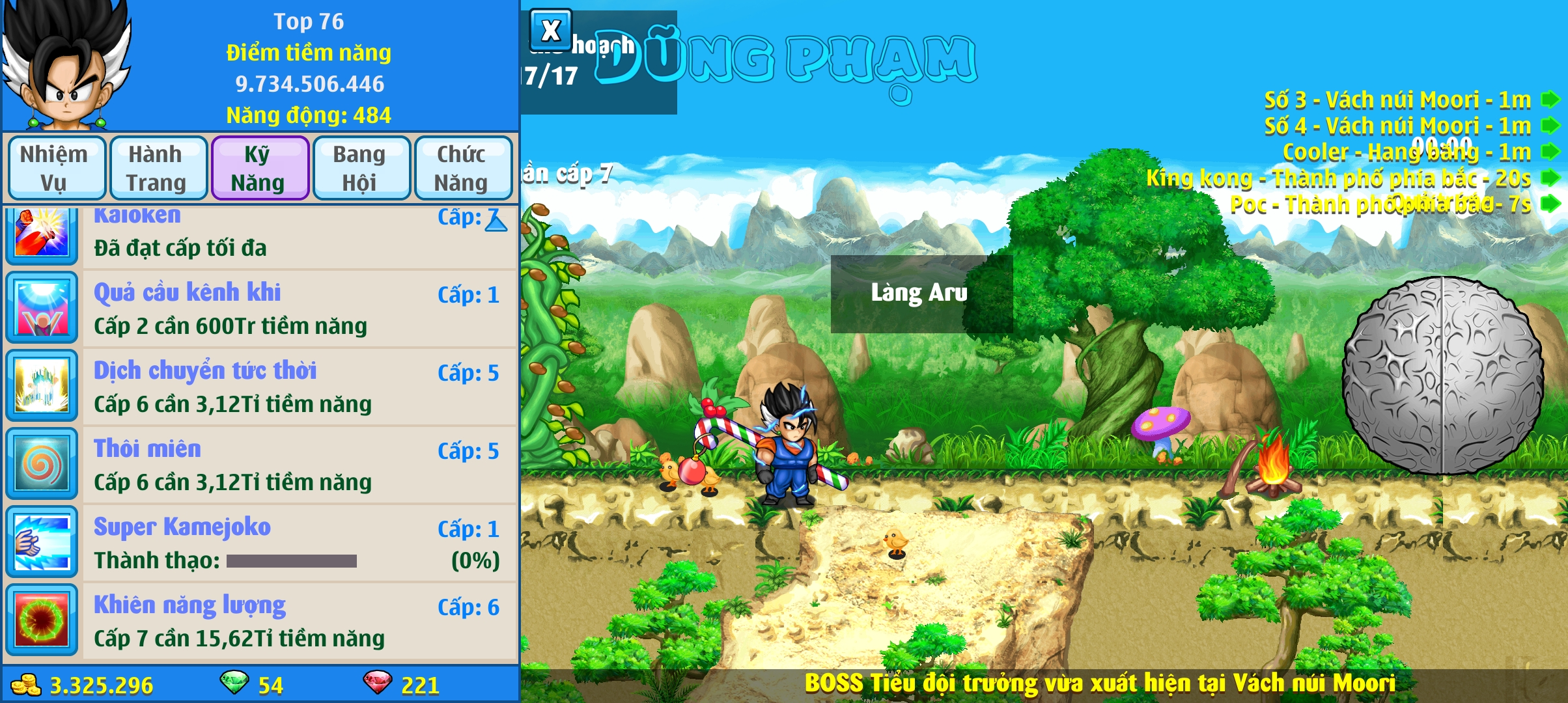 Nick Ngọc Rồng Online VIP giá rẻ, NickDaoQuan.Com, SHOP Ngọc Rồng